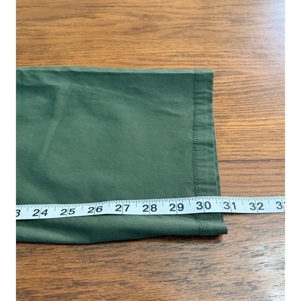 7 Diamonds Pants Men's 36x31* Green Parker Chino Performance Straight Golf - Picture 8 of 9